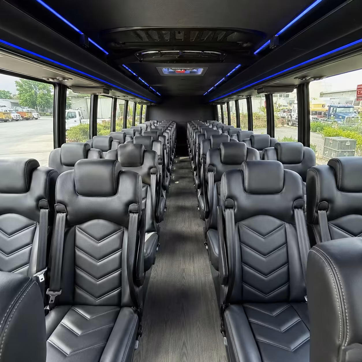 25 passenger minibus inside