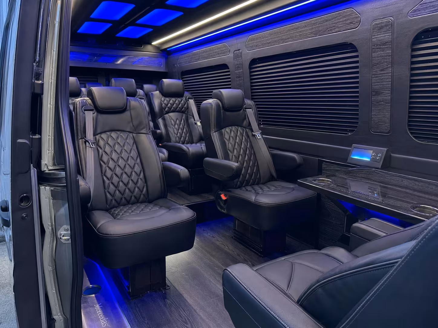 sprinter van transportation for groups and events across athens